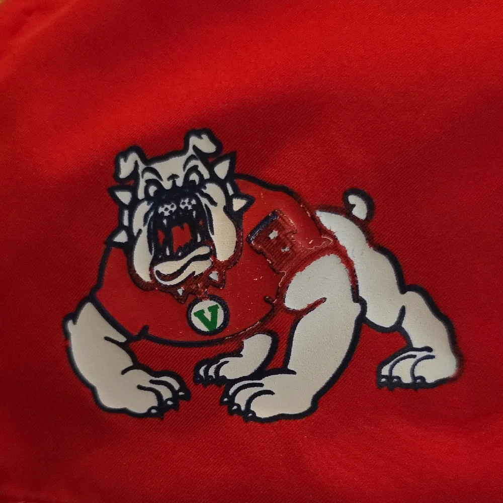 Fresno State Bulldog Football Mens Shorts Size Large (Matt # 38)